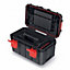 Hand tool box Modular Organis Stackable Lockable Heavy Duty Metal Hinges 3 Sizes Small