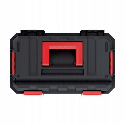 Hand tool box Modular Organis Stackable Lockable Heavy Duty Metal Hinges 3 Sizes Small - 6