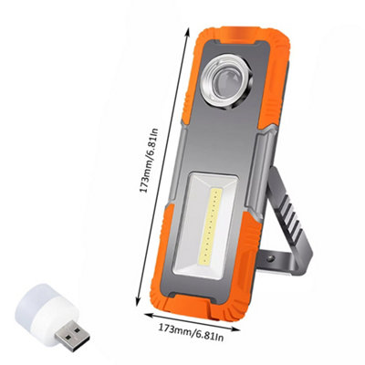 Hand Torch Rechargeable LED Work Light Car Mechanic Work Shop ...