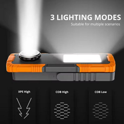 Hand Torch Rechargeable LED Work Light Car Mechanic Work Shop ...