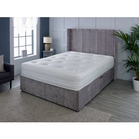 Hand Tufted Cooltouch Comfort Memory Foam Sprung Mattress Small Double