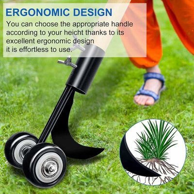 Hand Weeding Tool Hand Weeder with Wheels for Cleaning Between Stone ...