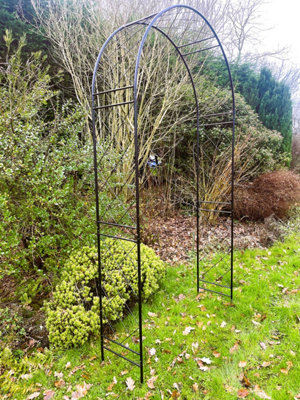 Handa Garden Arch Climbing Plant Arbour (H)240cm (W)120cm (D)36cm - 5