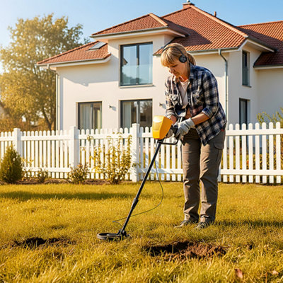 Handheld Adjustable Ground Metal Detector with Headphone