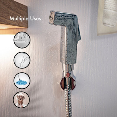 Handheld Bathroom Spray Set with Bidet Function Douche Head and ...