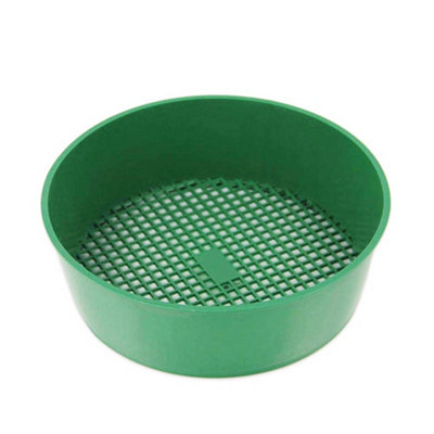 Handheld Garden Soil Sieve-Plastic Mesh Tool for Separating Stones and Soil
