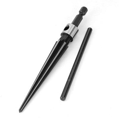 Handheld T-Shaped Tapered Hex Reamer with Bridge Pin Hole Drilling Tool