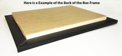 Handmade 3D Box Frame: Shadow Box for Memorabilia (25mm Deep) -Oak Frame/A3