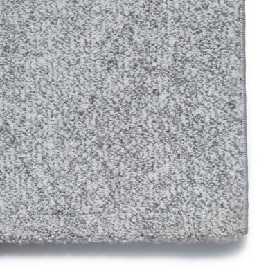 HANDMADE GEOMETRIC GREY/GREEN RUG-120CM X 170CM