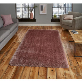Handmade Modern Plain Shaggy Easy to clean Rug for Bed Room Living Room and Dining Room-120cm X 170cm
