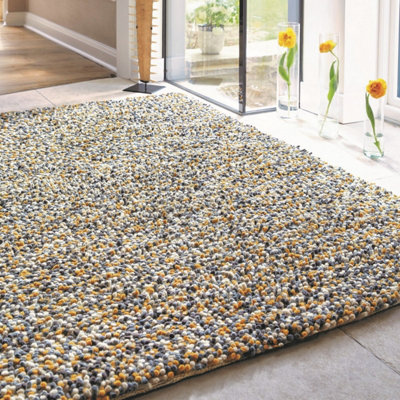 Handmade Modern Shaggy Wool Easy to Clean Handmade Abstract Rug For Dining Room Bedroom And Living Room-160cm X 230cm