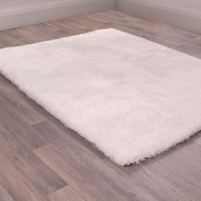 Handmade Plain Shaggy Sparkle Rug for Bed Room Living Room and Dining Room-160cm X 230cm