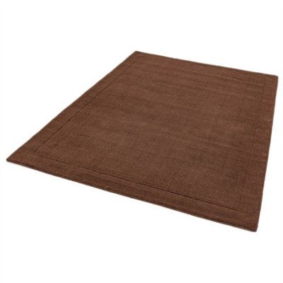 Handmade Plain Wool Modern Easy to clean Rug for Bed Room Living Room ...