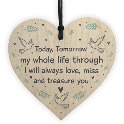 Handmade Special Memorial Plaque For Mum Dad Nan Grandad Hanging Memory