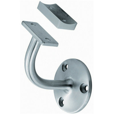 Handrail Bracket Saddle Suits 38mm Diameter Handrail Satin Stainless Steel