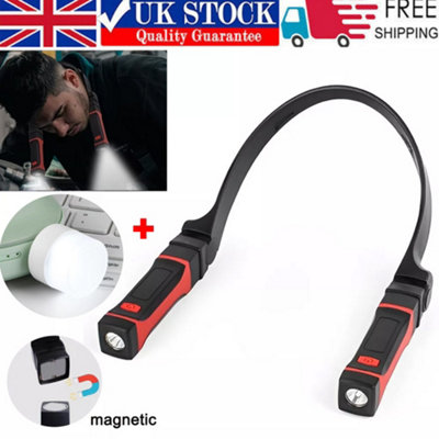 Hands-Free Bright LED Lamp Rechargeable & Removable Magnetic Light