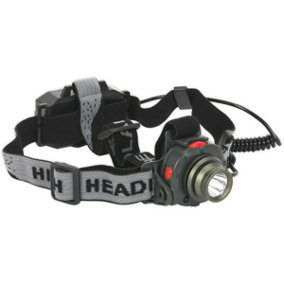 Hands Free Head & Hat Torch - 3W CREE XPE LED - Auto Sensor - Adjustable Band