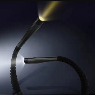 Handsfree LED Flexible Light USB Rechargeable Over Neck Book Reading Lamp Torch