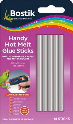 Handy Glue Gun Replacement Glue Sticks Size 100mm x 7mm Dia Pack of 14 (6 Packs)