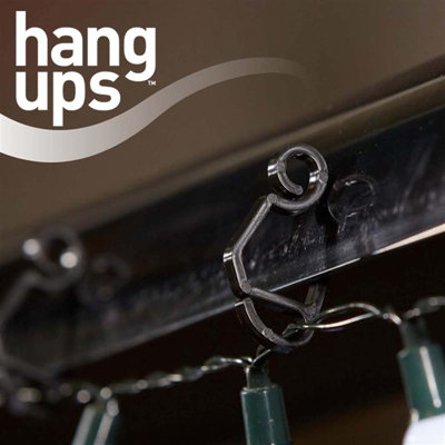 Hang Ups Black Gutter and Shingle Hooks 100/Pack