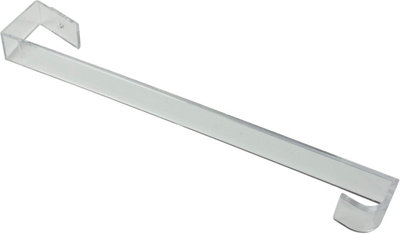Hang Ups Clear Over Door Extendable Wreath Hanger