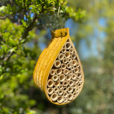 Hanging Bamboo Teardrop Insect Hotel Price Comparisons | Compare The Build