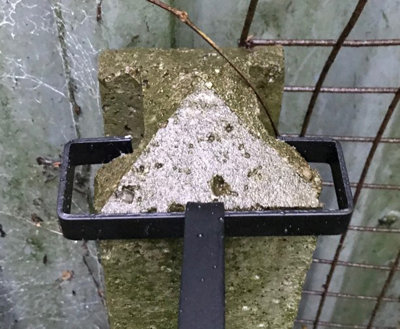 Hanging Basket Brackets for Concrete Garden Fence Posts - Pack of 4