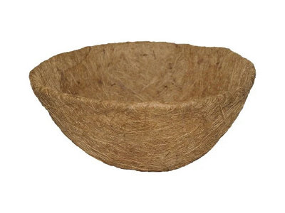 Hanging Basket Liner - Pre moulded Coco Liner - Fit's a 12" Basket