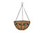 Hanging Basket Planter 12" - Leaf Design