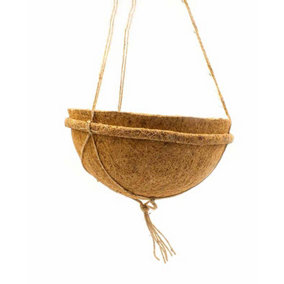 Hanging Baskets - Fibre/Latex/Jute - L30 x W30 cm
