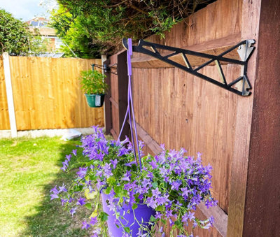 Hanging Bracket for Fence Posts, Walls for Planters