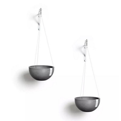 Hanging Brussles Set of 2 Grey