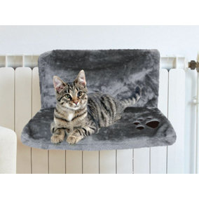 Hanging Cat Radiator Bed - Grey