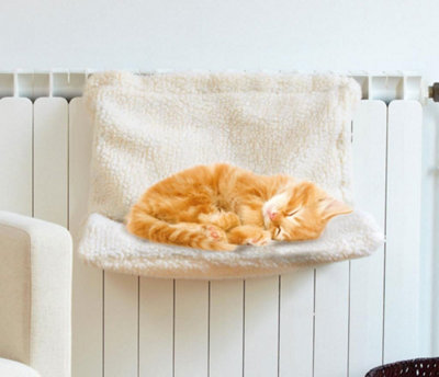 Hanging Cat Radiator Bed - White