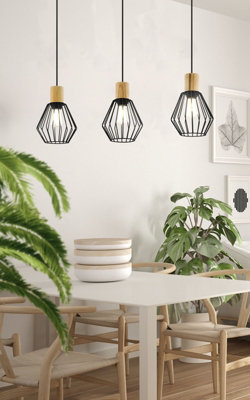 Timber and deals black pendant light