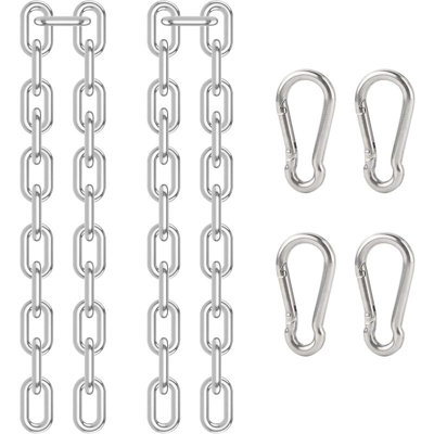 Hanging Chair Chain 2 Pieces 304 Stainless Steel Extension Chain ...