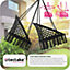 Hanging Chair Jane - with cushion, stable and durable - black