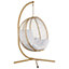 Hanging Chair with Stand Beige ARCO