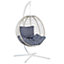 Hanging Chair with Stand White ARCO