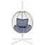 Hanging Chair with Stand White ARCO
