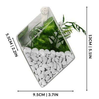Hanging Diamond Glass Terrarium - Set of 2 - 5