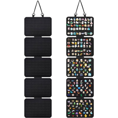 Hanging enamel lapel pin display boards pins not included