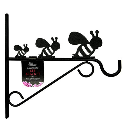 Hanging Flower Basket Bracket - Bee