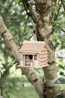 Hanging Garden Bird House with Cork - 3
