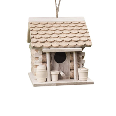 Hanging Garden Bird House with Cork - 5