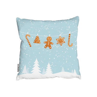 Hanging ginger breads (cushion) / 45cm x 45cm | DIY at B&Q