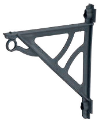 HANGING HOOK WALL MOUNTED PLASTIC BRACKET FOR BASKET PLANT POTS GARDEN OF MOUNTS Grey