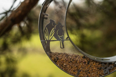 Hanging Moon Garden Bird Feeder