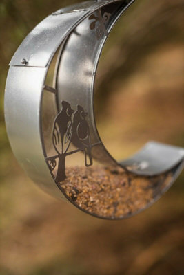 Hanging Moon Garden Bird Feeder - 8