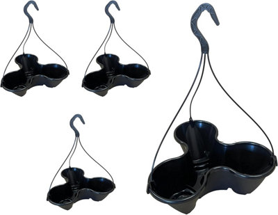 Hanging Planters / Baskets Pack of 4 Hanging Plant Pots